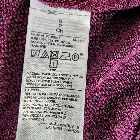 Old Navy Womens Tank Top Small Purple Swing Soft Tunic Sleeveless Rayon Stretch - Picture 7 of 8